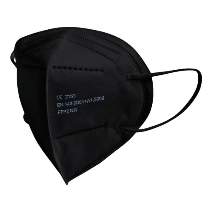 FFP2 Mascherina Filtrante NERA / BLU / ROSA Senza Valvola CE 0598 EN149:2001+A1:2009 1 Pezzo
