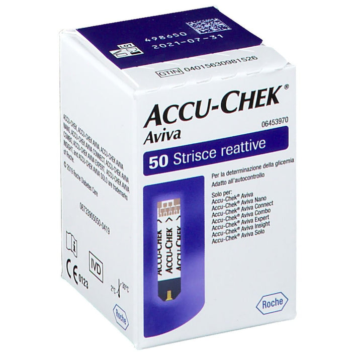 Accu-Chek Aviva Strisce Reattive Glicemia 50 Pezzi