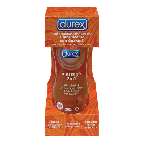 Durex Massage 2in1 Stimulating con Guaranà 200 ml