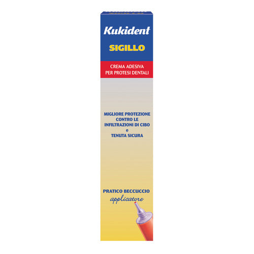 Kukident Plus Crema Adesiva Premium Per Dentiera Sigillo 40g