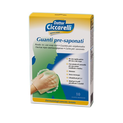 Dottor Ciccarelli Guanto Pre-Saponato 10 pezzi