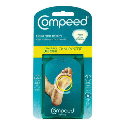 Compeed Cerotti Duroni Formato Medio 6 Pezzi