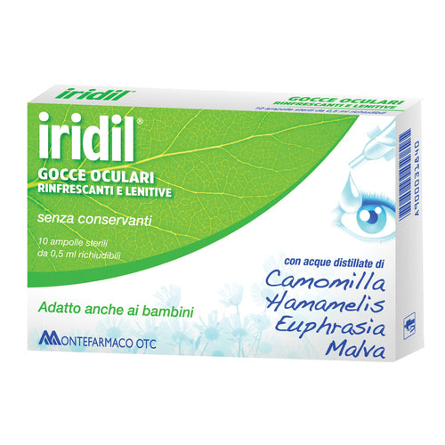 MONTEFARMACO OTC Iridil Gocce Oculari 10 Flaconi Monodose 0,5ml
