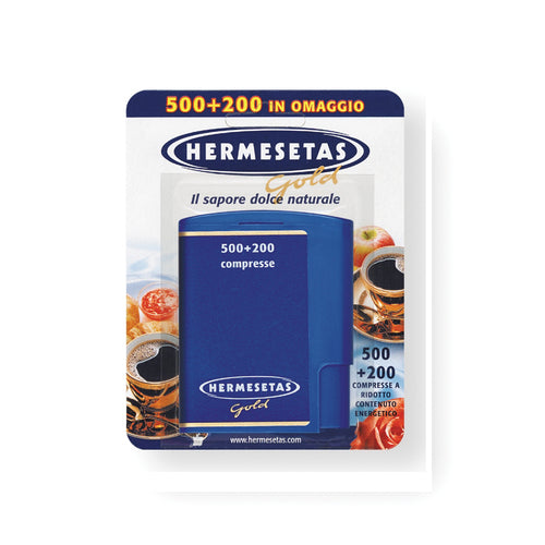 Hermesetas Gold 500 Compresse + 200 Compresse Omaggio