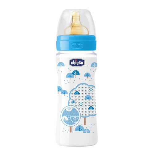 Chicco Biberon Benessere Tettarella Caucciù 4M+ 330ml