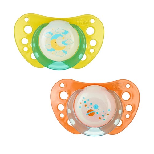 Chicco Succhietto PhysioAir Luminoso 12M+ 2 pezzi