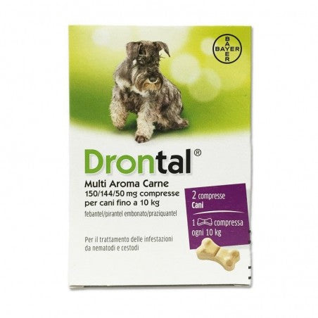 Bayer Drontal Multi Aroma Carne 2 Compresse