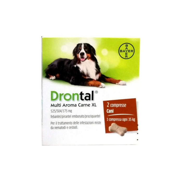 Bayer Drontal Multi Aroma Carne XL 2 Compresse