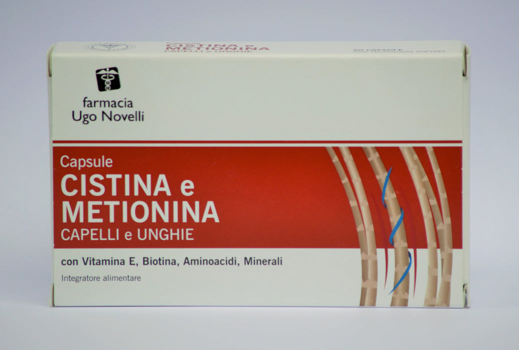 Cistina e Metionina Capelli Unghie Farmacia Ugo Novelli 60 capsule