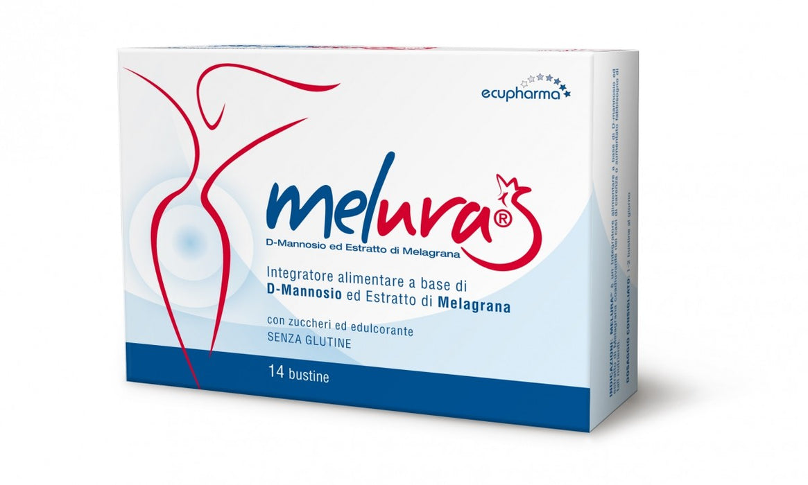 ECUPHARMA SrL Melura Integratore Alimentare Cistite 14 Bustine