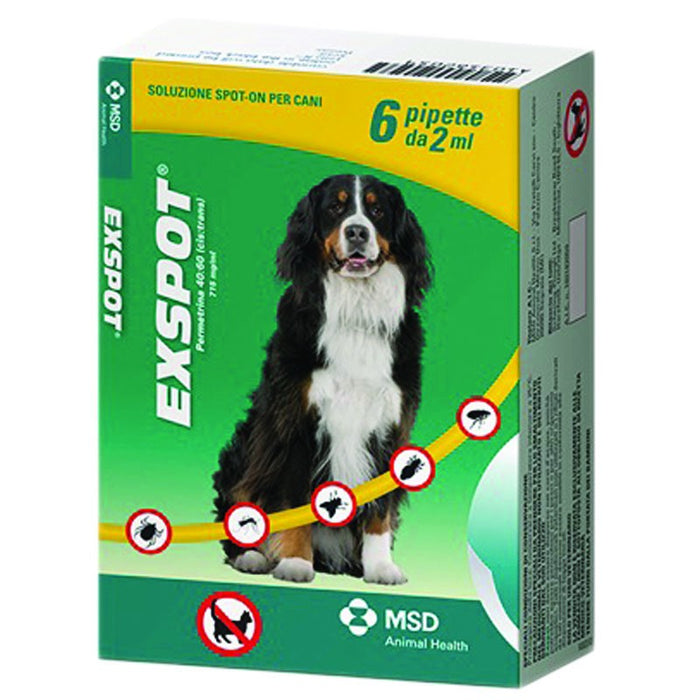 EXSPOT CANI 6 pipette 2ml - Antiparassitario in fiale