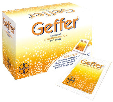 GEFFER 24 Bustine Gusto Arancia
