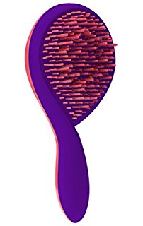 Michel Mercier Spazzola Scioglinodi Bambina Capelli Normali Viola e Rosa