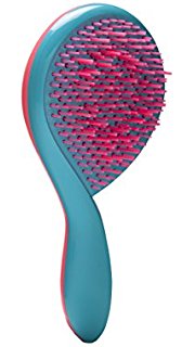 Michel Mercier Spazzola Scioglinodi Bambina Capelli Ricci Azzurra e Rosa
