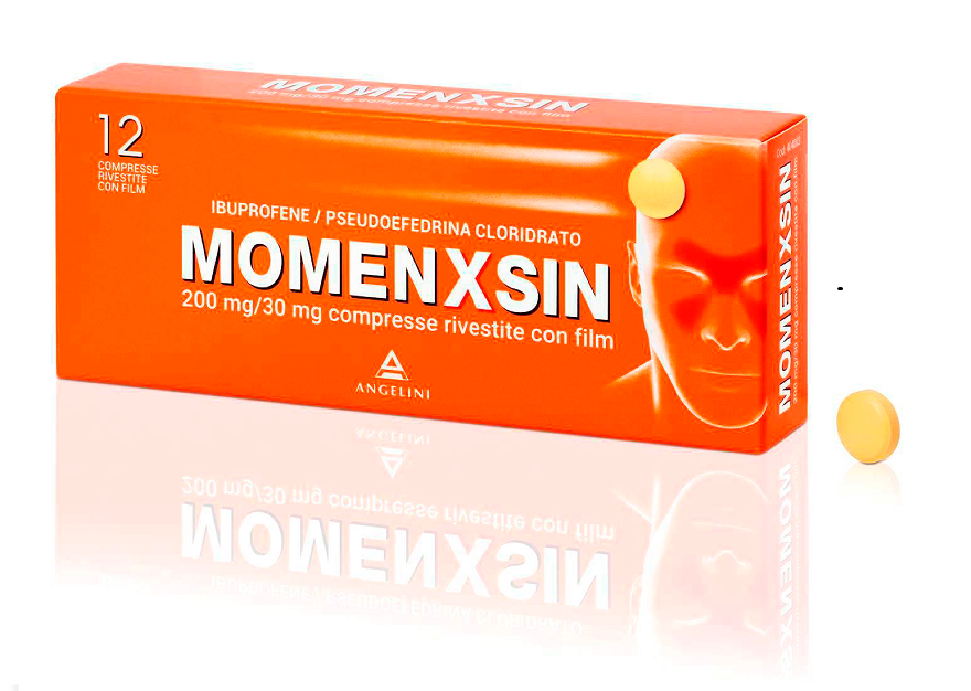 Momenxsin 200mg/30mg 12 Compresse