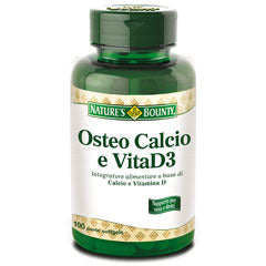 Nature's Bounty Osteo Calcio e Vita D3 100 perle softgels