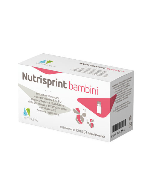Nutrileya Nustrisprint Bambini 10 Flaconi da 10 ml