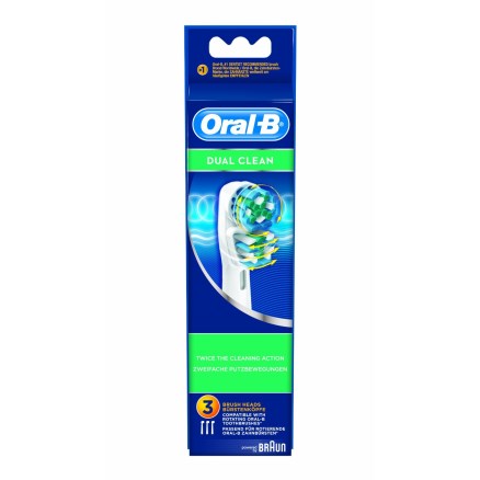Oral-B Dual Clean Ricambi 3 testine