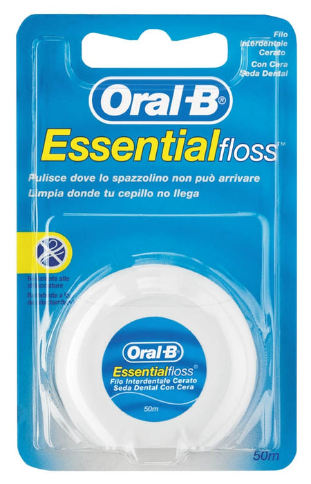 Oral-B Filo Interdentale Essentials Floss Non Cerato 50 Metri