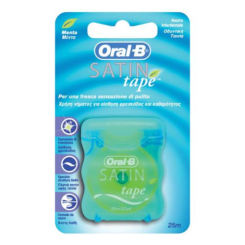 Oral-B Filo Interdentale Satin Tape Menta 25 metri