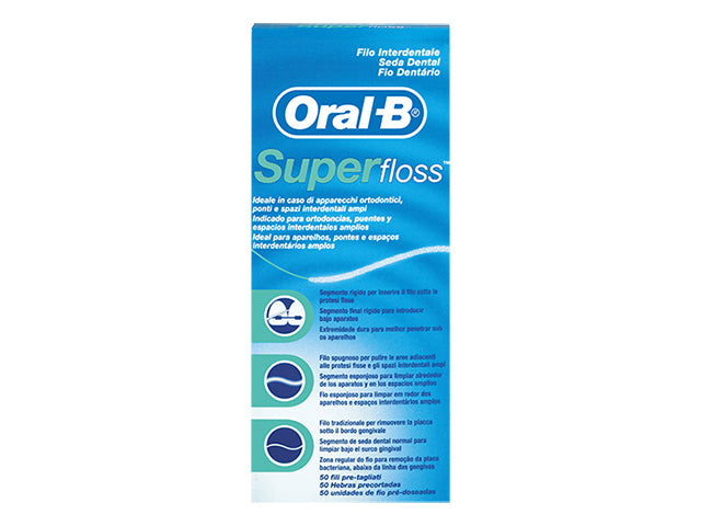 Oral-B Filo Interdentale Super Floss 50 Fili