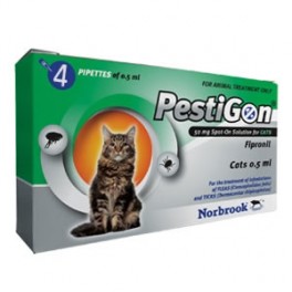 NORBROOK LABORATOIRES Pestigon Antiparassitario Spot-On Gatti 4 pipette