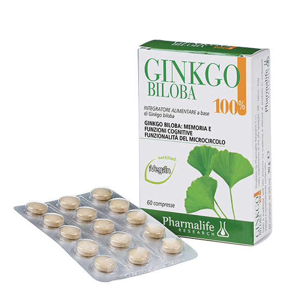 PHARMALIFE Ginkgo Bilboa 100% 60 Compresse