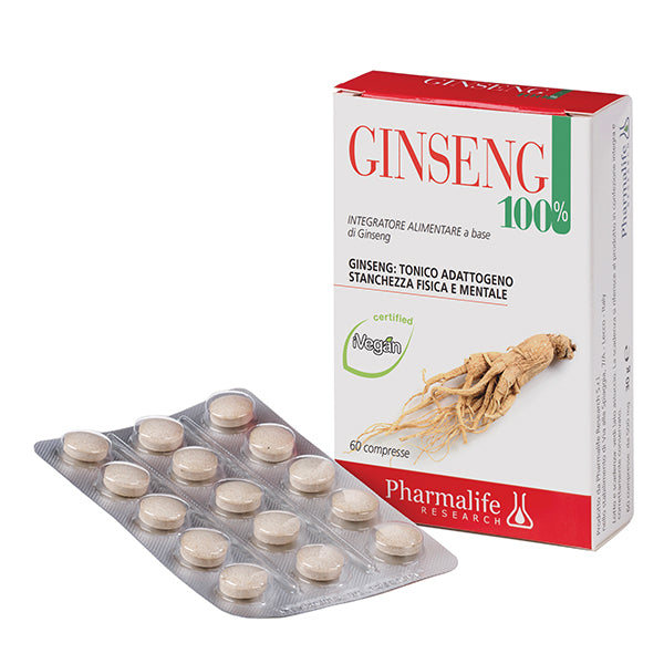 PHARMALIFE Ginseng 100% 60 Compresse