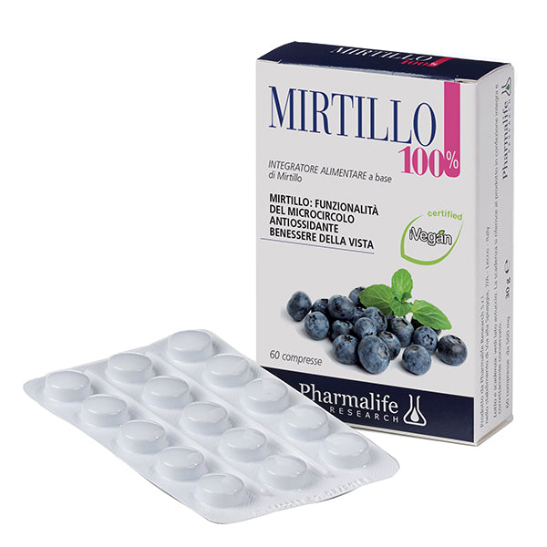PHARMALIFE Mirtillo 100% 60 Compresse