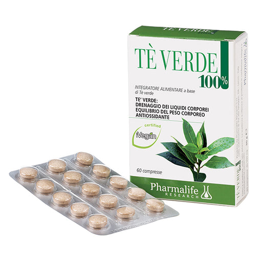 PHARMALIFE Tè Verde 100% 60 Compresse