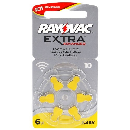 Rayovac Misura 10 - Blister da 6 Batterie per Protesi Acustiche