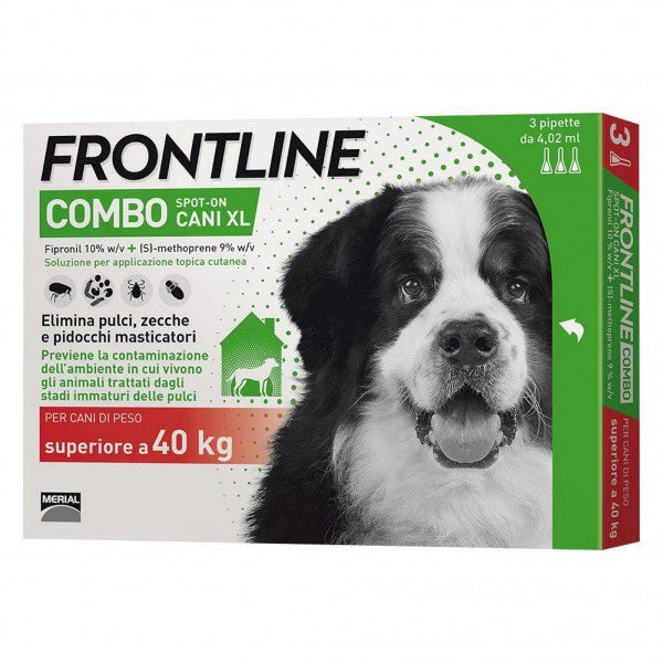Frontline Combo Cani XL sopra i 40 kg 3 pipette