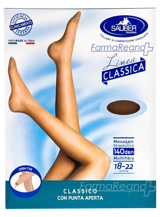 Sauber 140 Collant classico Nero Tg. 3