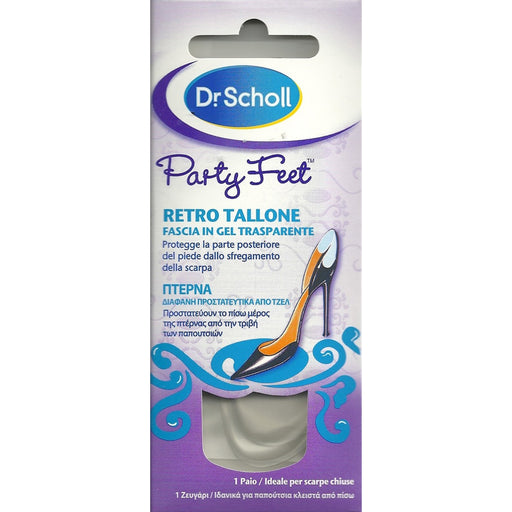 Scholl Party Feet Retro Tallone Fascia In Gel Trasparente