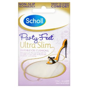 Scholl Party Feet Cuscinetto In Gel Trasparente Ultra Slim