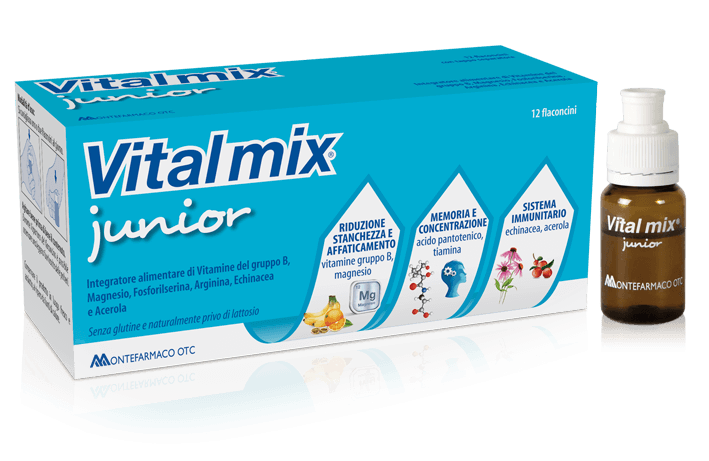 MONTEFARMACO OTC Vitalmix Junior 12 Flaconcini