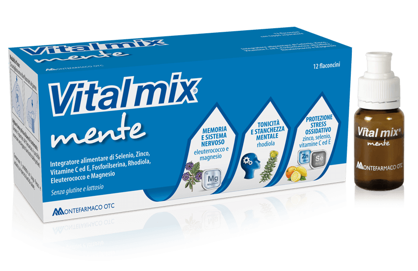 MONTEFARMACO OTC Vitalmix Mente 12 Flaconcini