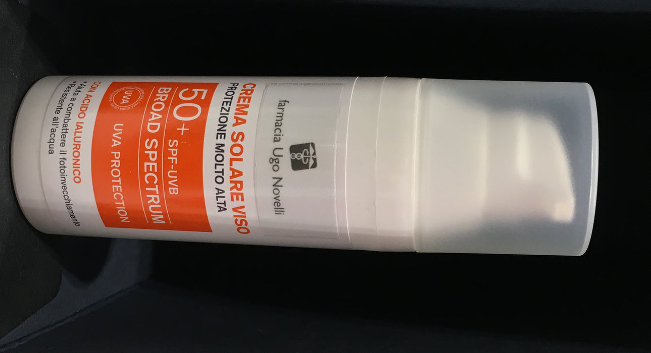 Farmacia Ugo Novelli crema solare viso protezione molto alta 50+ (50 ml)