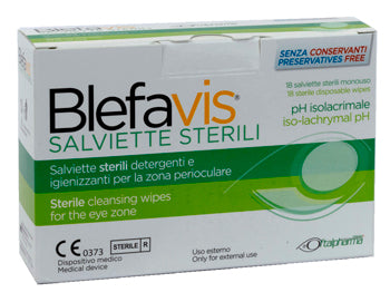 BLEFAVIS salviette oculari sterili 18 pz