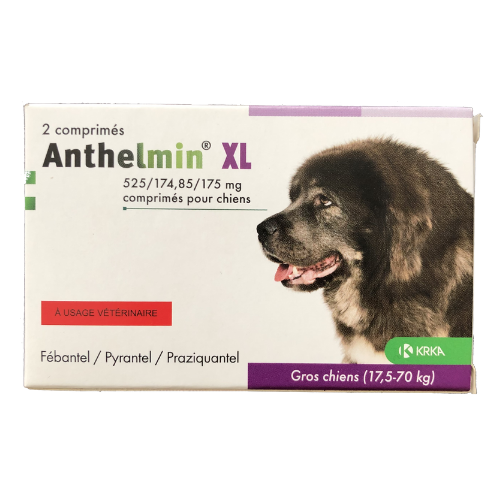 Anthelmin Plus XL - Antiparassitario per cani di grossa taglia/giganti (EQUIVALENTE DRONTAL PLUS XL)