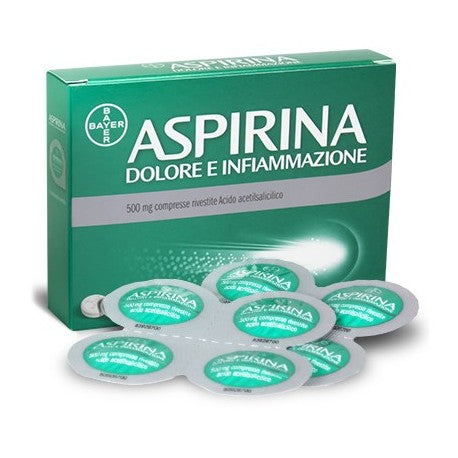 Aspirina 500mg Dolore e Infiammazione 8 Compresse