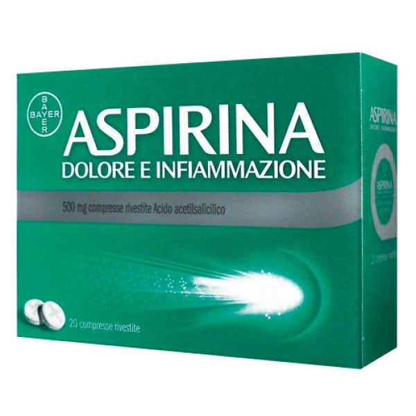 Aspirina 500mg Dolore e Infiammazione 20 Compresse