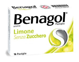 Benagol Limone Senza Zucchero 16 Pastiglie