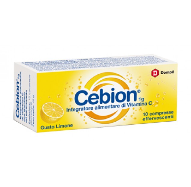 Cebion 1g 10 Compresse Effervescenti Limone