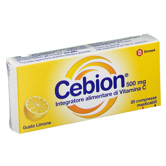 Cebion 500mg 20 Compresse Masticabili Limone