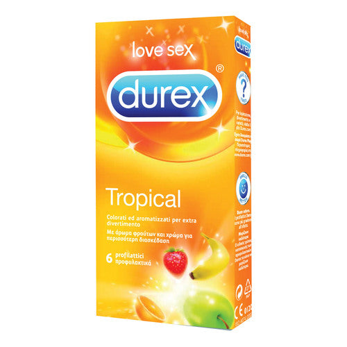 Durex Preservativi Tropical Easy-on 6 pezzi
