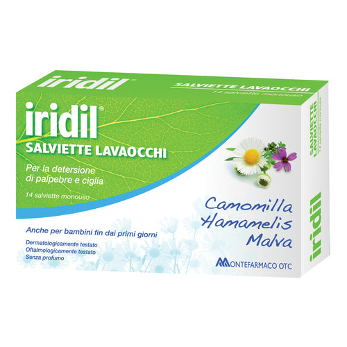 Iridil Detergente Occhi 14 Salviette