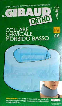 Gibaud Ortho - Collare cervicale semirigido basso 8 cm