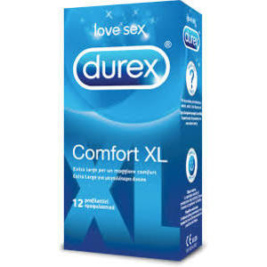 Durex Preservativi Comfort XL 12 pezzi
