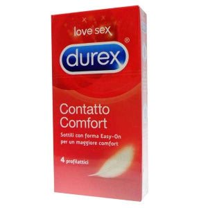Durex Preservativi Contatto Comfort 4 pezzi